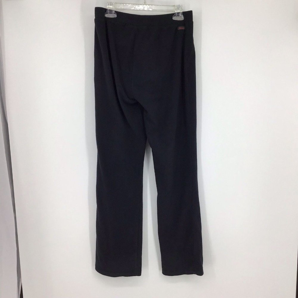 Woolrich Women's Fleece Sz Medium Black Jogger Sweatpants Comfort Casual Weekend